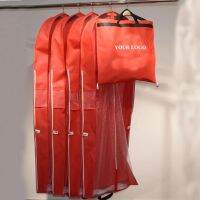 Prom Long Wedding Dresses Hanging Foldable Protective Cover Garment Covers Bridal Gown Storage Bag Wardrobe Organisers