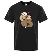 Tshirt For Men Cotton Printed Sloth Funny T Shirts Male Tshirts Tee Shirts Gildan