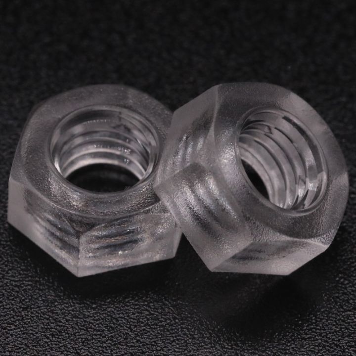 m2-m2-5-m3-m20-din934-black-white-clear-nylon-hex-nut-hexagon-plastic-insulation-metric-threaded-hexagon-nut-for-bolt-screw