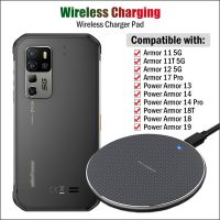 10W Fast Qi Wireless Charger For Ulefone Power Armor 19 18 18T 13 14 Pro Armor 11 12 17 Pro Rugged Phone Wireless Charging Pad