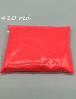 10g Red Color Fluorescent Powder phosphor Pigment for Paint Neon powder Nail Art Polish(Shiny under UV lights)free shipping