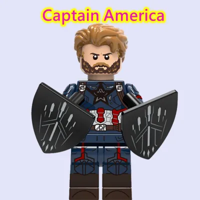 Stever Rogers Hydra ใช้งานร่วมกับ Legoing Minifigures Captain America Falcon Marvel Avengers Endgame บล็อกตัวต่อเด็กของเล่นเด็ก