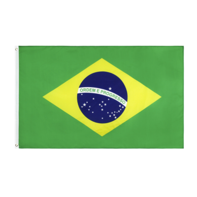 ธงชาติ ธงตกแต่ง ธงบราซิล บราซิล brazil ขนาด 150x90cm ส่งสินค้าทุกวัน ธงมองเห็นได้ทั้งสองด้าน สหพันธ์สาธารณรัฐบราซิล Brasil