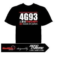 เสื้อยืด4G93 Lancer RS GSR CS5W Mirage Carisma Fto Galant Legnum Rvr ซีรีส์คุณภาพสูงแขนแขนสั้นคอกลมเสื้อยืดผู้ชายกีฬาฟิตเนสผลิตภัณฑ์ทางวัฒนธรรมและความคิดสร้างสรรค์