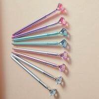 48Pcs/Set Kawaii Diamond Gen Pencils Magical Crystal Ball Pen 0.5mm Blue Ink Color Ballpoint Pen School Office Stationery