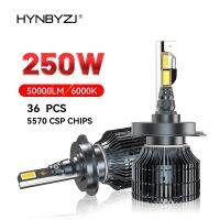 HYNBYZJ 250W H7 Car Lights H4 LED 80000LM H11 Lamp for Car Headlight Bulbs H1 H8 H9 9005 9006 HB3 HB4 12V 24V