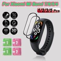 Screen Protector Xiaomi Mi Band 5 Protective Glass Xiaomi Mi Band 5 - 1/2/3/5pcs 3d - Aliexpress