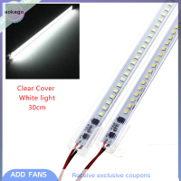 Aokago AC220V LED BAR Light ความสว่างสูง2835 LED CLIP 30cm 40cm 72LEDs RIGID Strip Saving หลอด LED