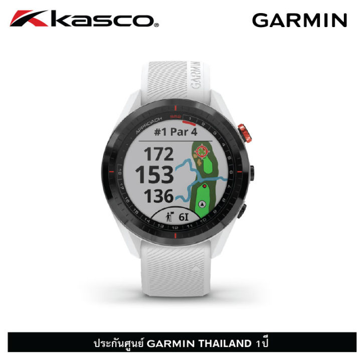 ผ่อน-0-garmin-approach-s62-นาฬิกากอล์ฟพรีเมี่ยมพร้อม-gps-และวัดอัตรการเต้นของหัวใจ-by-kasco-golf-thailand