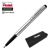 Pentel ปากกาโรลเลอร์บอล เพนเทล 0.6mm พร้อมกล่องปากกา - หมึกสีดำ