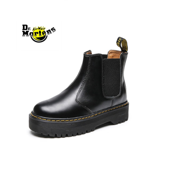 doc-dr-martens-2976-เชลซีรองเท้าบู๊ตมาร์ตินรองเท้าบูทหุ้มข้อสตรีหนังแท้ของแท้