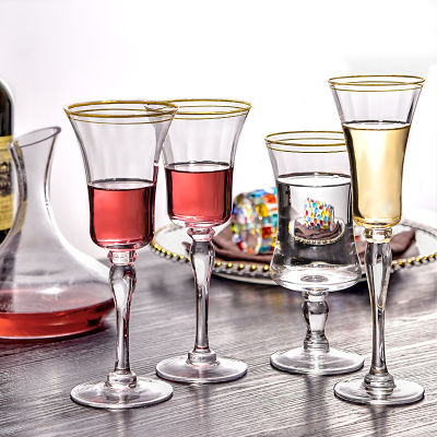 ชุดถ้วยถ้วยไวน์แชมเปญพนมเปญเท้าสูงพนมเปญแก้วไวน์แดงยุโรปชุดอาหารตะวันตกแก้วไวน์แดง Nmckdl