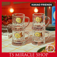 KAKAO FRIENDS Choonsik ชุดเซ็ต4P ด้ามจับแก้วขนาดเล็ก