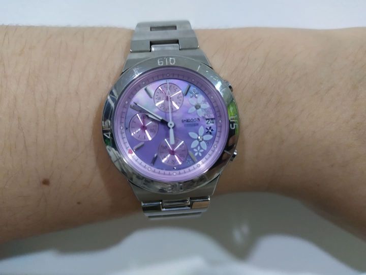 citizen-wicca-chronograph-นาฬิกาผู้หญิงโครโนกราฟ-ระบบควอทซ์-นาฬิกามือสอง