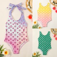 [90~150]swimsuit for kids kids swimwear girls high-end customized LL childrens swimsuit ( KL03 KL02 KL04 )