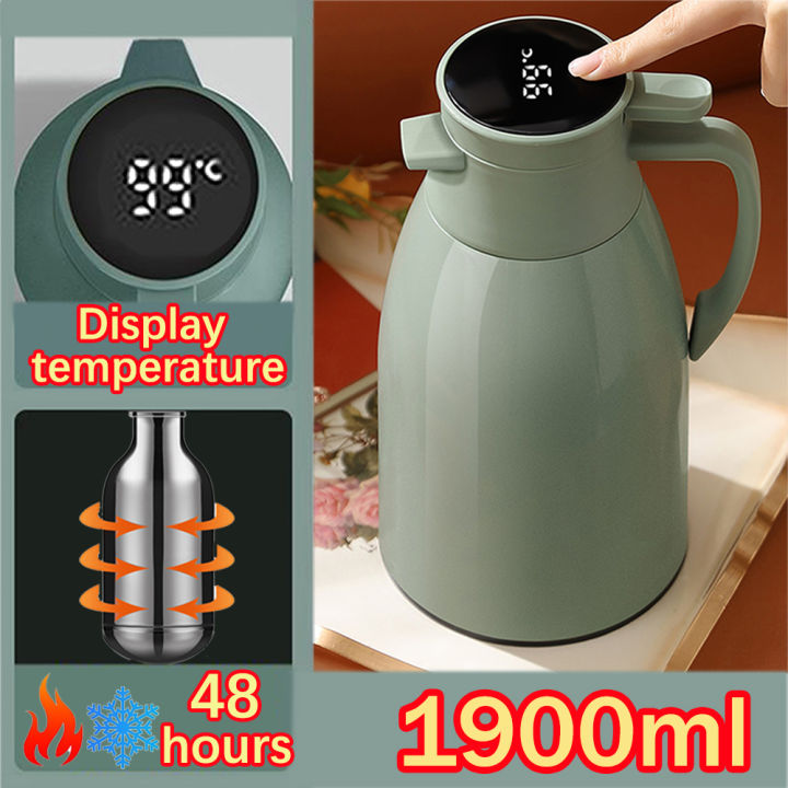 24 Hours Hot & Cold Vacuum Jug Thermos With 1.9 Liter Capacity