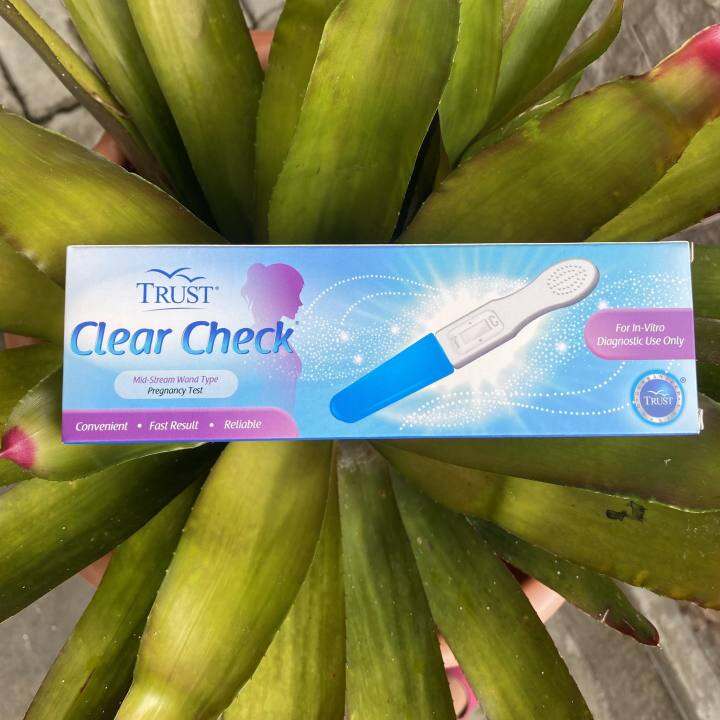 TRUST Clear check Pregnancy Test (Wand Type) Lazada PH