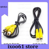 ixoo61 store 1Meter Av Extension Rca Male To Female Male Cable M/M M/F Bus Lotus Head Audio Video Connector Cable Tv Sound