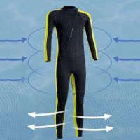 Neoprene Diving Surfing Suit Cold Proof Unisex Snorkeling Surfing Swimsuit Warm with Zipper Anti-scratch Water Sports Equipment