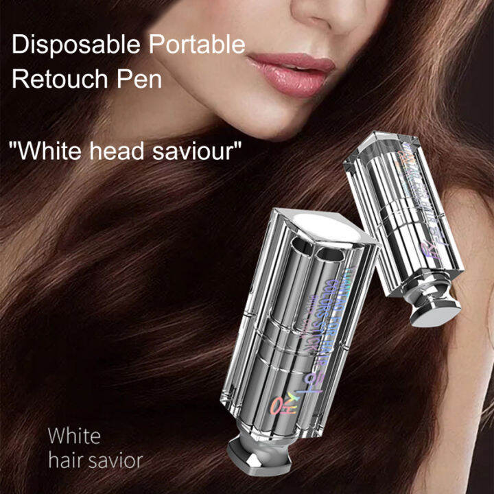 Hair Chalk Lipstick Color Pen NonToxic Cover Gray Crayon Temporary
