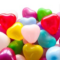 100pcs 5 inch Heart Latex Balloons Wedding Decorations Mini size 1 gram Heart Shape Balloon Vallentines Day gift ball Artificial Flowers  Plants