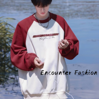 Encounter Fashion  เสื้อสเวตเตอร์  เสื้อกันหนาวมีฮู้ด เสื้อกันหนาว เสื้อแขนยาวชาย เสื้อกันหนาว ผ ช เสื้อฮู้ด เสื้อฮู้ดชาย 2023ใหม่ MWY2390XPV 37Z230914