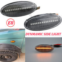 1คู่เลี้ยวแสงโคมไฟสำหรับ Nissan NAVARA D22 NP300ชายแดน Fiera skystar H ardbody 1998-2005 LED แบบไดนามิกด้านข้างเครื่องหมาย