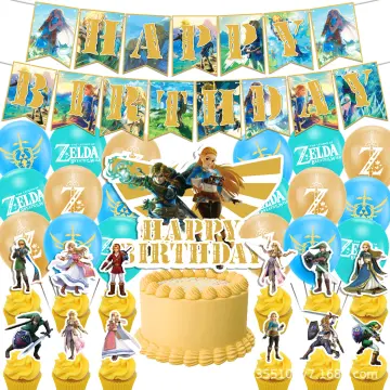 Legend Game Theme Birthday Party Supplies, Legend Party Decorations Include  Happy Birthday Banner, Backdrop, Tableware Set, Tablecloth, Cake Toppers