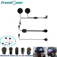 FreedConn Microphone Headset Speaker for T-COM COLO KY T-MAX TMAX-E PRO R1 PLUS Motorcycle Helmet Bluetooth Intercom 8Pin 5Pin