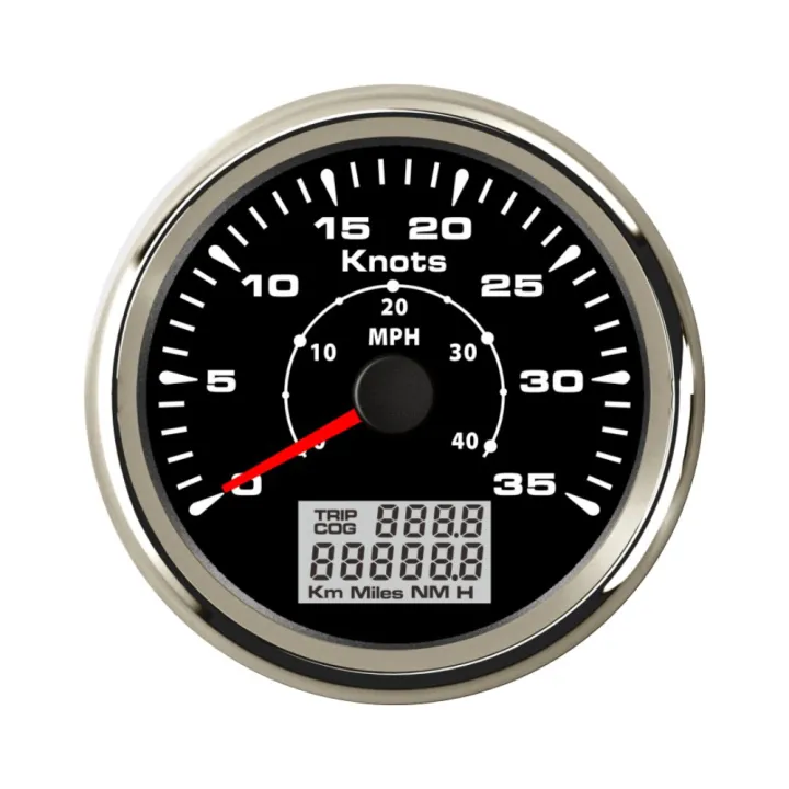 ELING 85MM 035knots Boat Vessel Yacht GPS Speedometers 040MPH