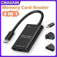 CNAGAIN USB 3.0 Type C เป็น TF Micro-SD OTG ตัวแปลงอะแดปเตอร์สำหรับ Xiaomi iPad Pro SD อ่านการ์ดความจำสำหรับพีซีแล็ปท็อป Samsung Macbook Pro