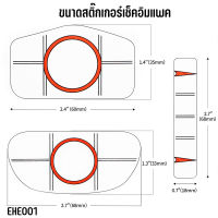 สติ้กเกอร์เช็คอิมแพคลูกอล์ฟ set 10 ชิ้น Driver/putter/iron (EHE001) Golf impact tape can mark hitting position สินค้ามีจำนวนจำกัด