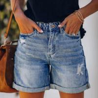 【hot】 Womens Short Denim Shorts Waist Pockets Loose Jean Hot Soft Ropa Mujer Pantalon Corto