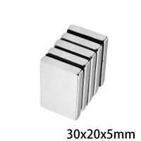 1ชิ้น แม่เหล็กแรงสูง 30x20x5มิล สี่เหลี่ยม Magnet Neodymium 30*20*5mm แม่เหล็กแรงสูง 30x20x5mm แม่เหล็กแรงดูดสูง ติดแน่น ติดทน พร้อมส่ง