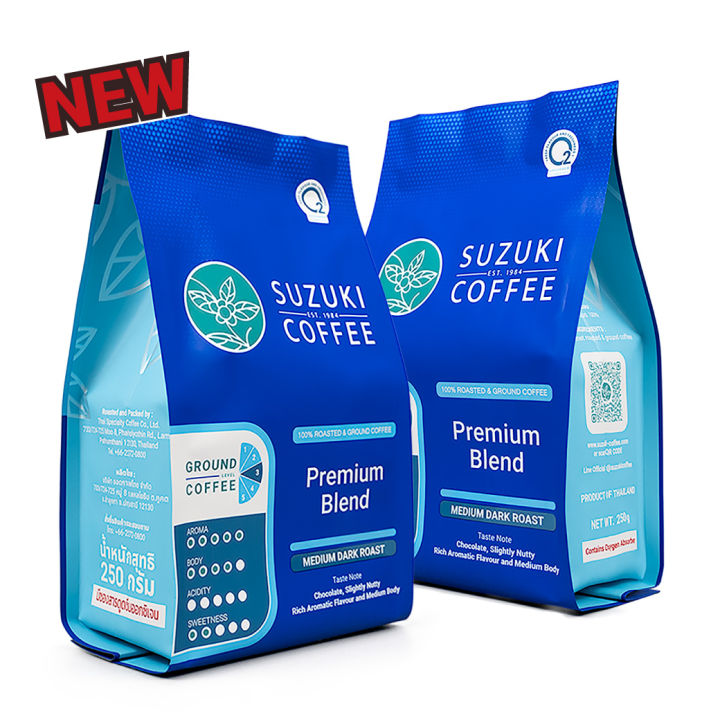 กาแฟคั่วเข้ม-suzuki-coffee-แพ็คคู่-premium-blend