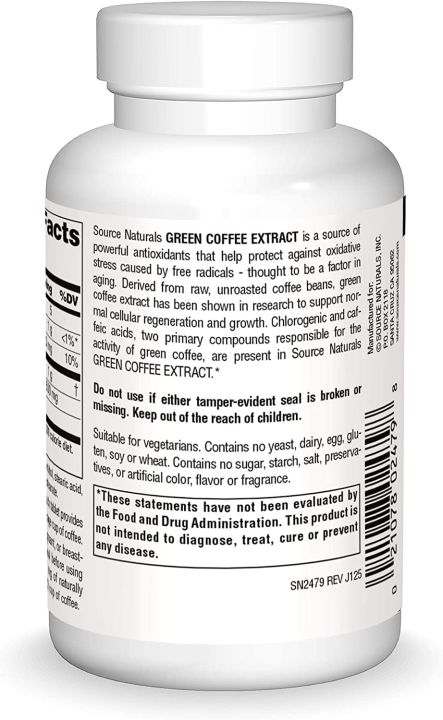 สารสกัดกาแฟเมล็ดเขียว-green-coffee-bean-extract-500mg-60-tablets-source-naturals