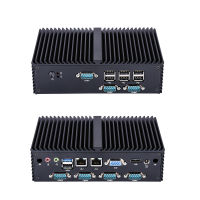 7 RS232ไมโครลินุกซ์ Quad Core J1900อุตสาหกรรม Fanless Firewall มินิพีซี,สนับสนุน LPT, PS2