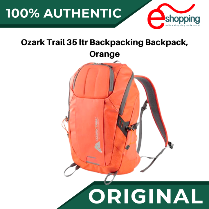 Ozark Trail 35 ltr Backpacking Backpack, Orange Lazada PH