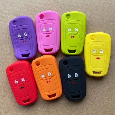 huawe Silicone Key Cover Case For Chevrolet Cruze Spark Onix Silverado Volt Camaro Aveo Sonic For Opel Vauxhall 3 Button
