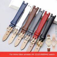 Concave Interface Black Brown Red Watchband Female For Anne Klein Series AK 1950/9442/9918/9168 Steel Buckle Quality Watch Strap