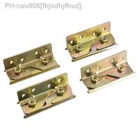 【DT】hot！ 4Pcs/set Bed Bolts Buckle Hinge With Screws Hinges Connecting Pins Accessories