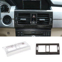 สำหรับ -Benz GLK Class X204 10-12ภายในรถด้านหน้าคอนโซลกลางเครื่องปรับอากาศ AC Vent Outlet แผง Trim