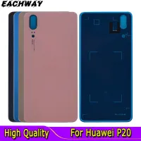 ใหม่สำหรับ Huawei P20ฝาหลังปิดโทรศัพท์ EML L29 L22ด้านหลังประตูกระจกอะไหล่เคสสำหรับแผงด้านหลังฝาหลัง Huawei P20