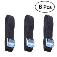 6Pcs Lashing Straps with Buckle Nylon Quick Release Lashing Straps for Cargo Tie Down Car Roof Rack Luggage Kayak Carrier Moving