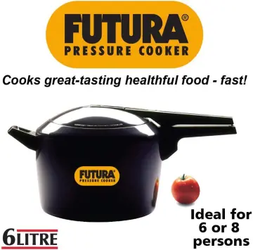 Hawkins-Futura F-41 Induction Compatible Pressure Cooker, 4-Liter,  Stainless Steel