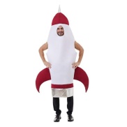 Fantast Costumes Unisex Adult S Spongy Inflatable Rocket Costume Funny