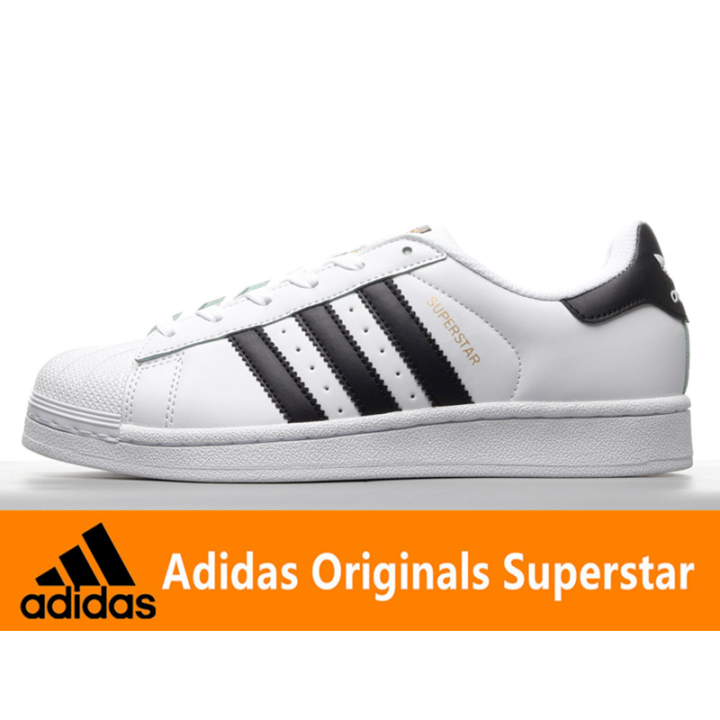 Adidas Original Superstar Unisex Sneakers Outdoor Casual Shoes Skateboard Shoes ( Sneakers Panlalaking Pambabaeng Panlabas na Skateboard na na Kaswal na Sapatos) | Lazada PH