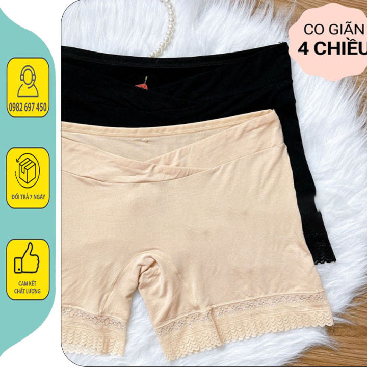 Quần mặc váy bầu cạp chéo cotton đẹp  Mỹ Phẩm Khác  TheFaceHoliccom