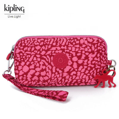 TOP☆[Authentic] Kipling Kaipu Lin Coin Purse Clutch Monkey Bag Mobile Phone Bag Long Womens Handbag Accessory Kit Cloth Ba