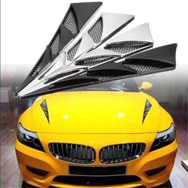 1 Pair Car 3D Fender Sticker Vent Outlet Air Intake Decors P2067 ...